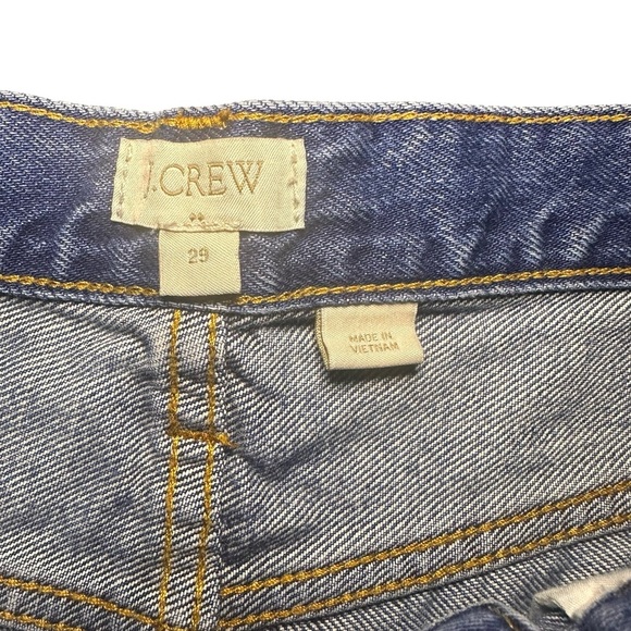J. Crew Factory Blue Jean Rolled Shorts Women’s - Picture 2 of 9